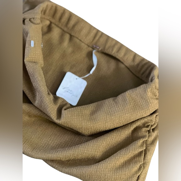 Free People Angie Wrap Skirt In Brun - Picture 6 of 8